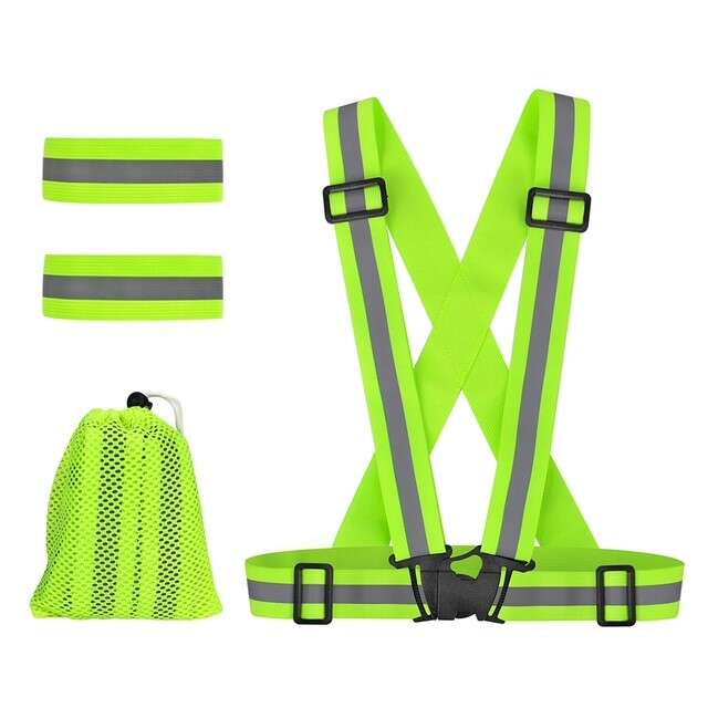 Reflekssele m/ armbånd og oppbevaringspose til barn og junior