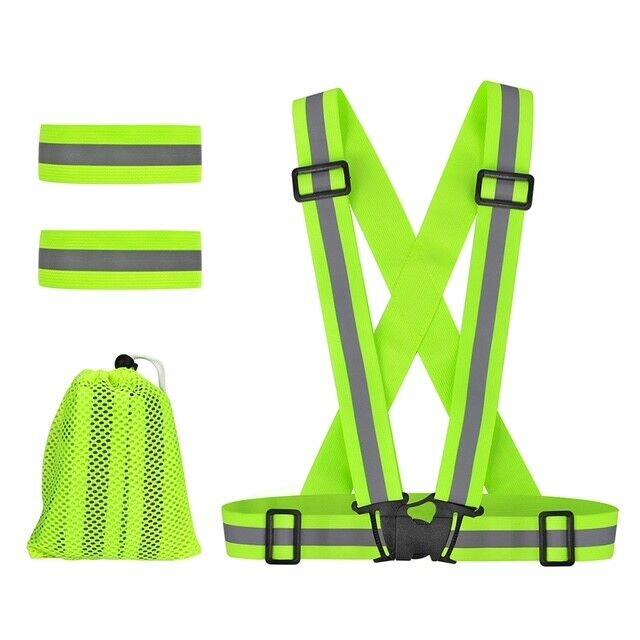 Reflekssele m/ armbånd og oppbevaringspose til barn og junior