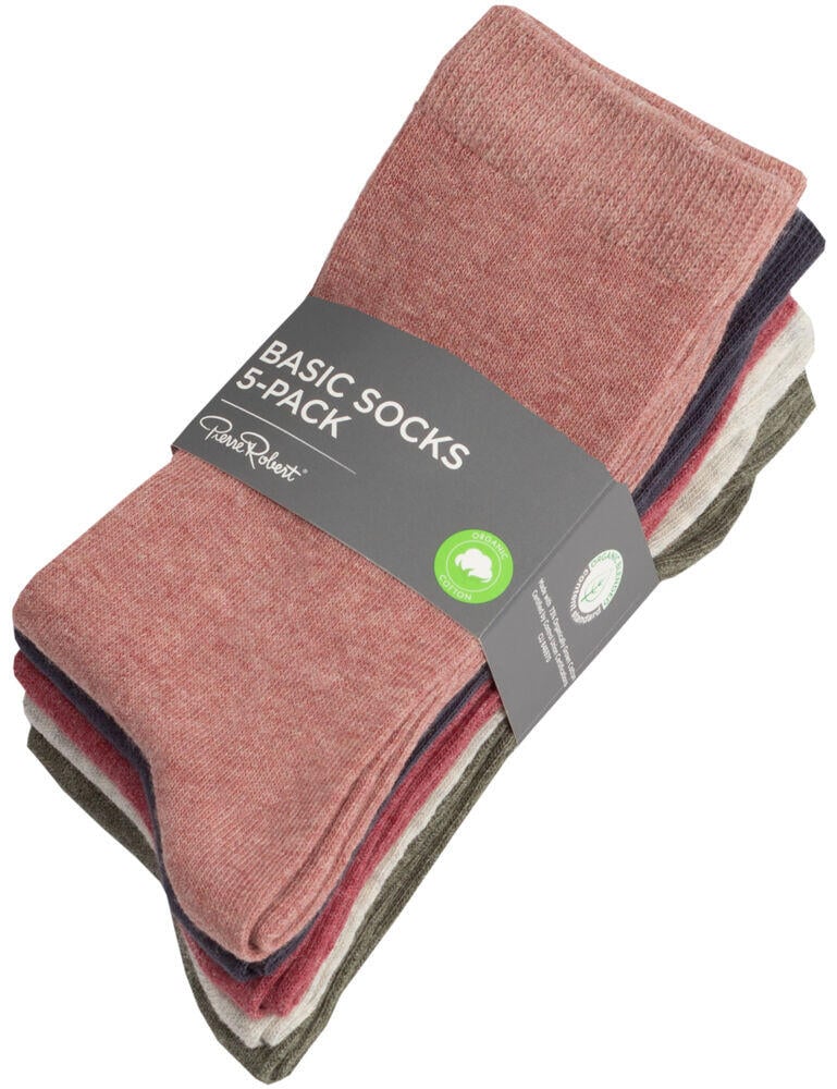 Pierre Robert 5-pk Basic sokker dame