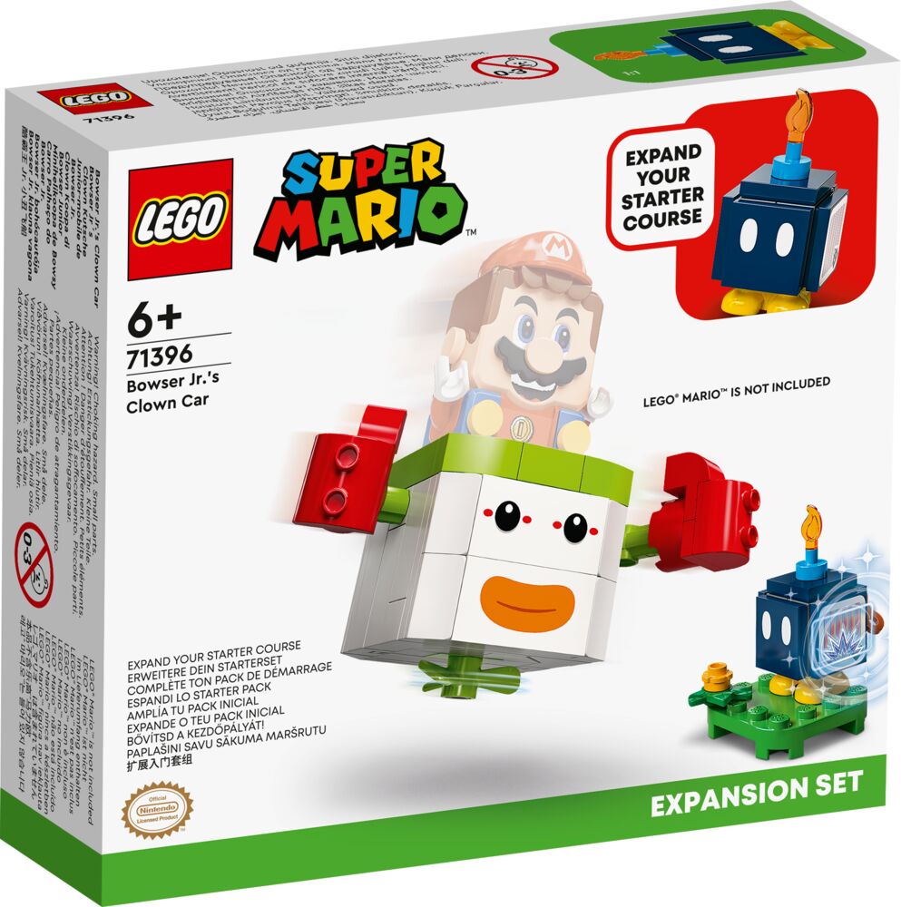 LEGO® Super Mario 71396 Ekstrabanesettet Bowser Jr. med Clown Car