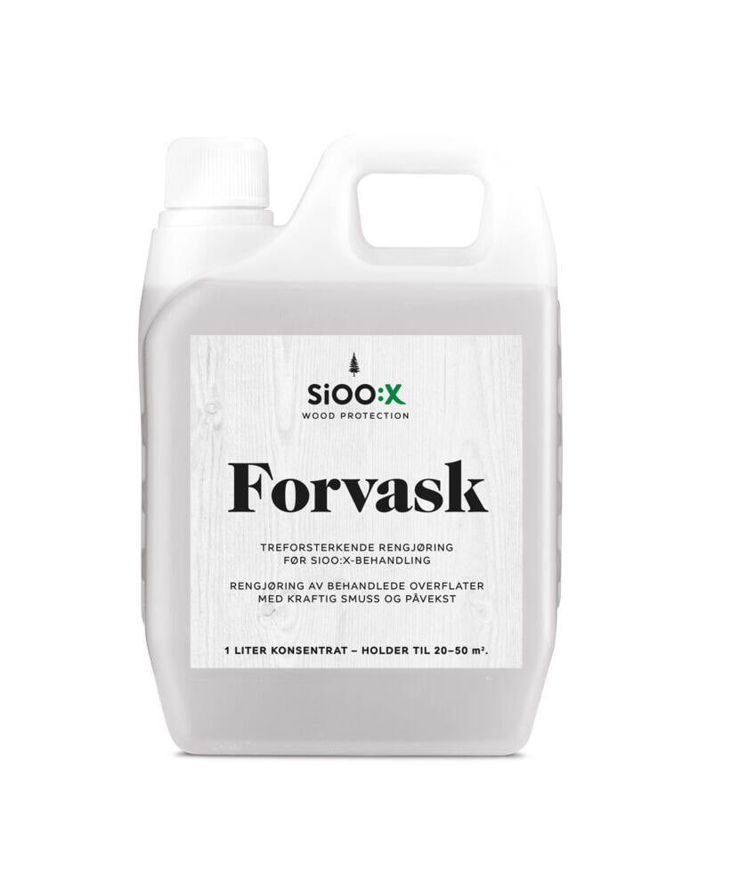 SiOO:X treforsterkende rengjøring forvask