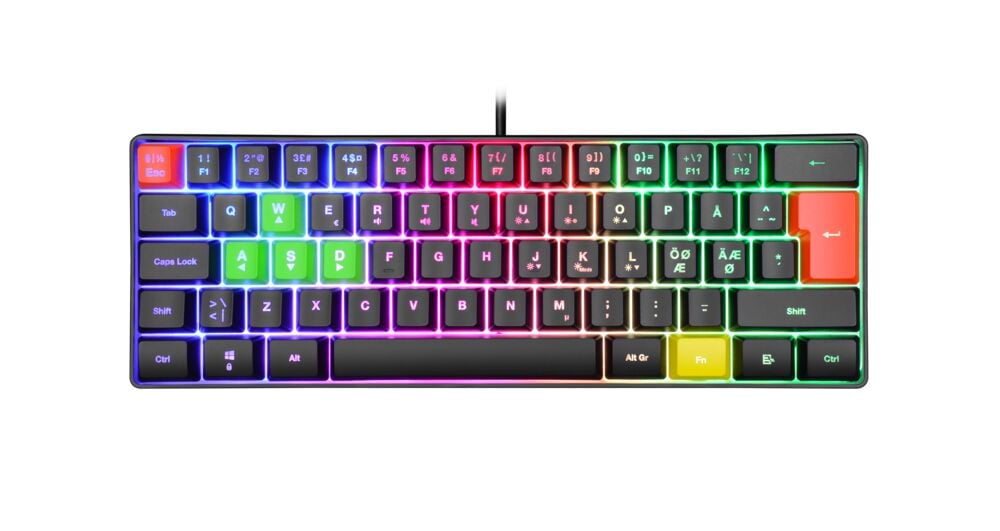 EXE® IMP Color Pop Mini gamingtastatur