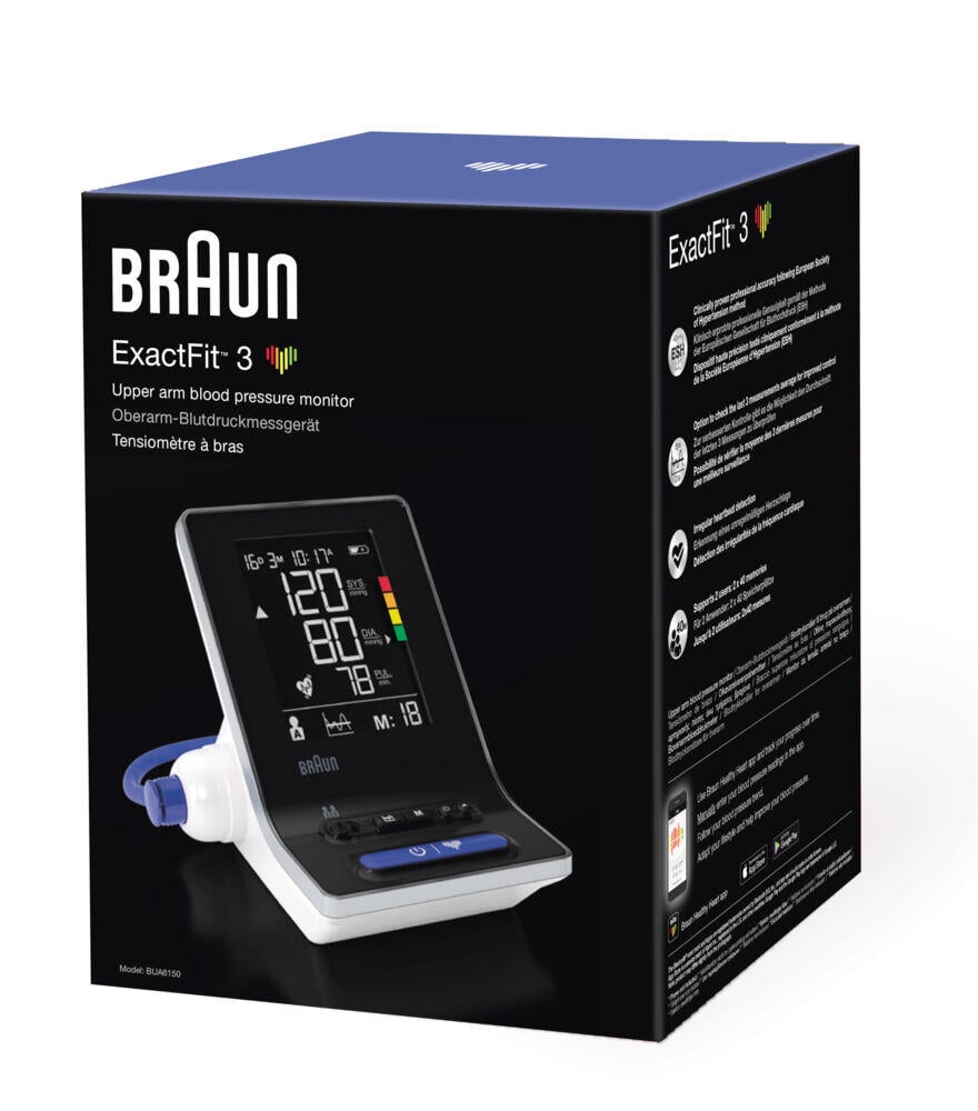 BraunHOT ExactFit 3 Digital blodtrykksmåler
