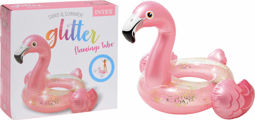 INTEX® Glitter Flamingo badering