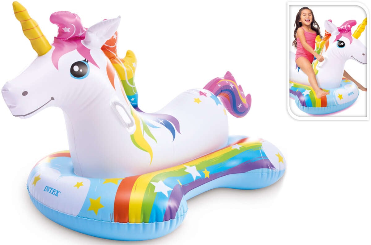 INTEX® Ride-On Enhjørning badeleke