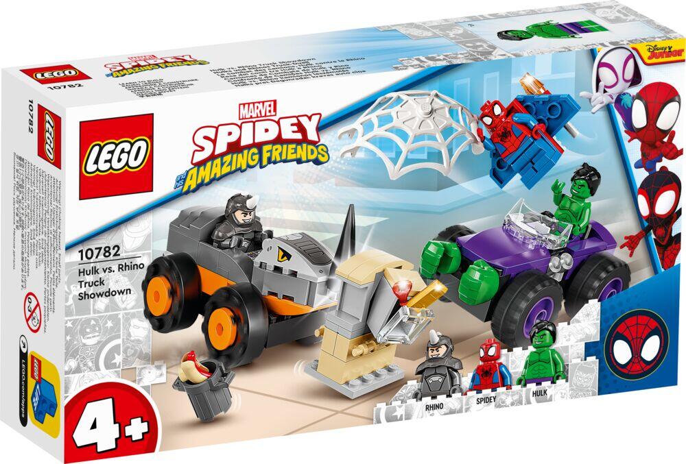 LEGO® Spidey 10782 Oppgjør mellom Hulk og Rhino-truck