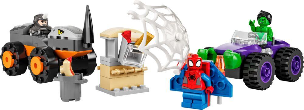 LEGO® Spidey 10782 Oppgjør mellom Hulk og Rhino-truck