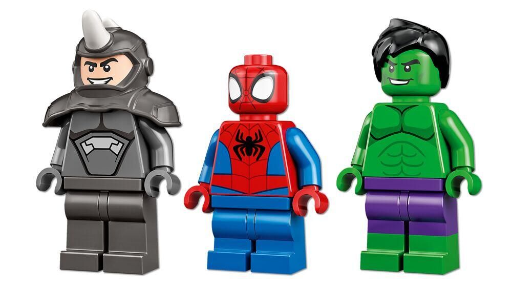 LEGO® Spidey 10782 Oppgjør mellom Hulk og Rhino-truck