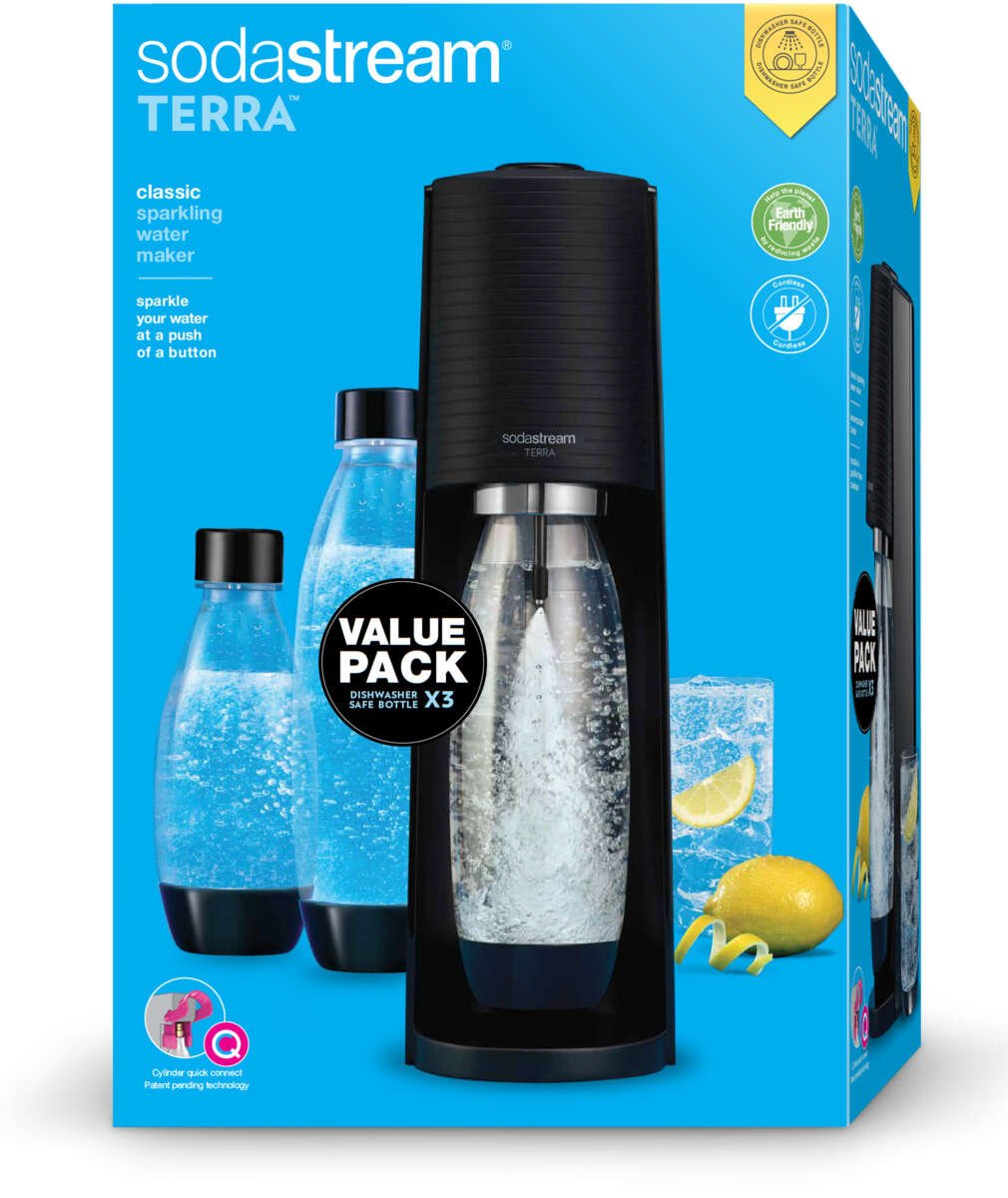 SodaStream Terra™ Megapakk kullsyremaskin