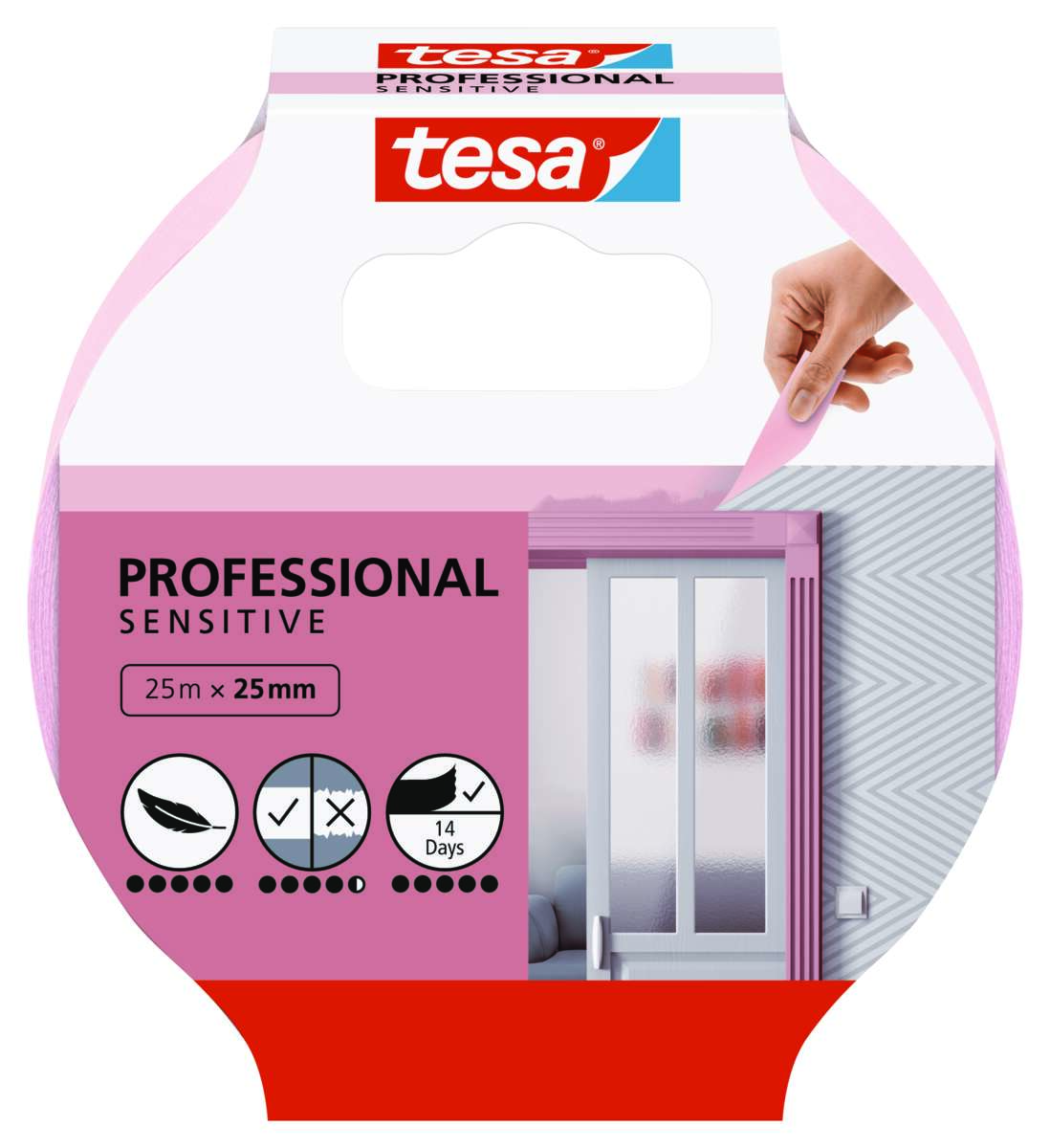Tesa Malertape Sensitive Rosa