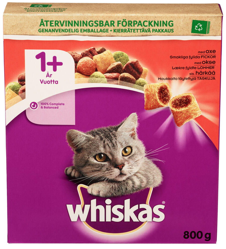 Whiskas Adult Beef 800g