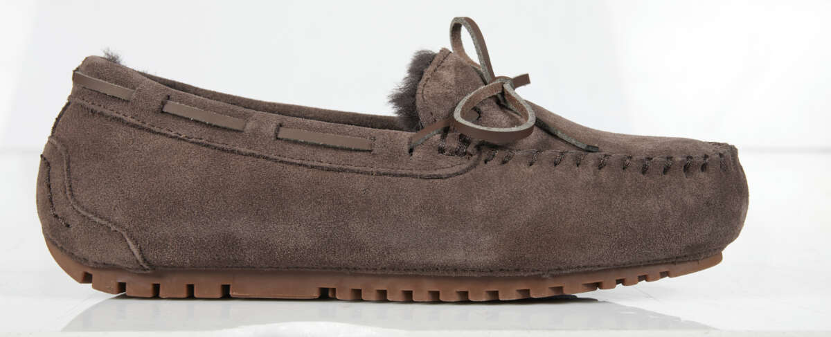 Northpeak skinntøfler dame