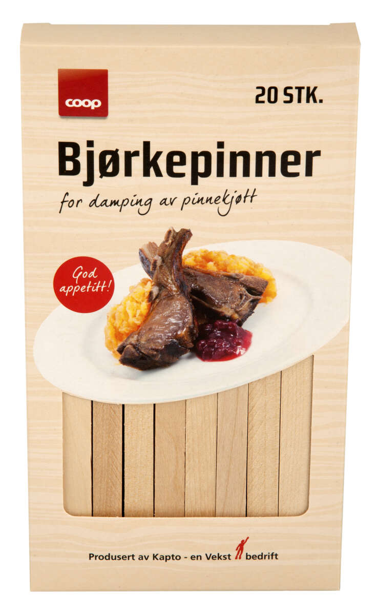 Bjørkepinner til pinnekjøtt