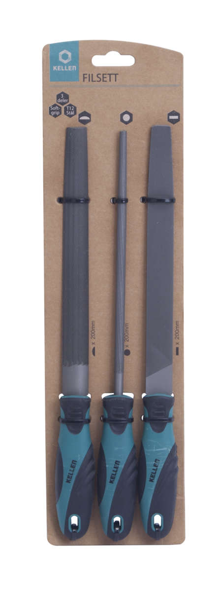 Kellen filsett tre 3 deler