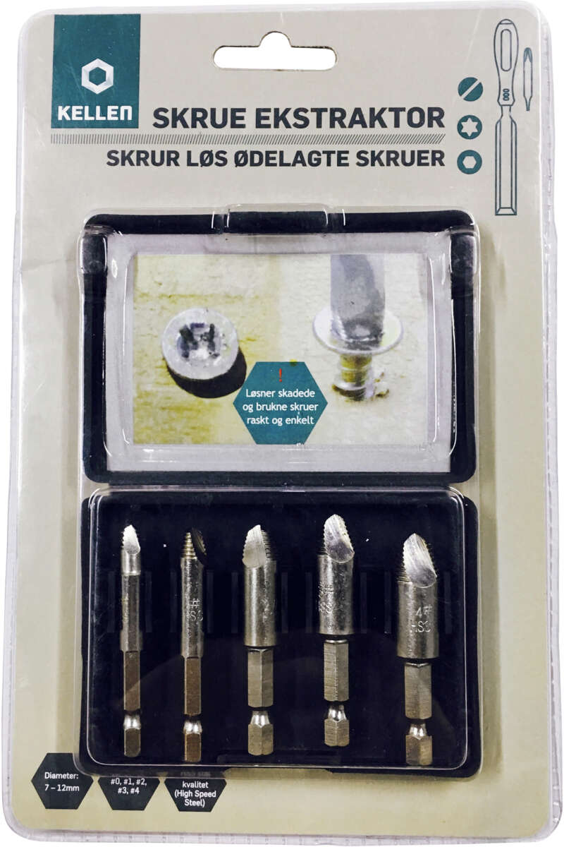 Kellen skrue ekstraktor