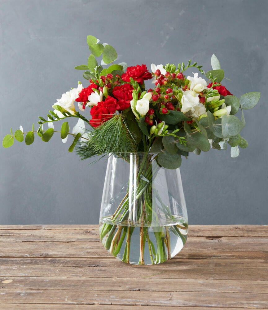 Mjuk glassvase stor