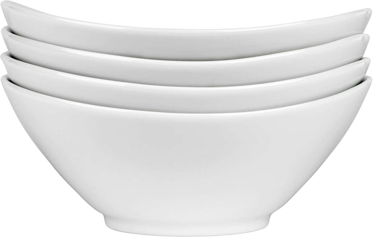Porsgrund Porselen Sense oval skål 18,5cm 4pk
