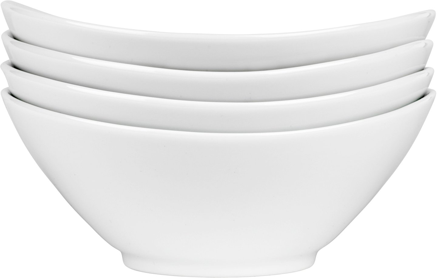 Porsgrund Porselen Sense oval skål 18,5cm 4pk