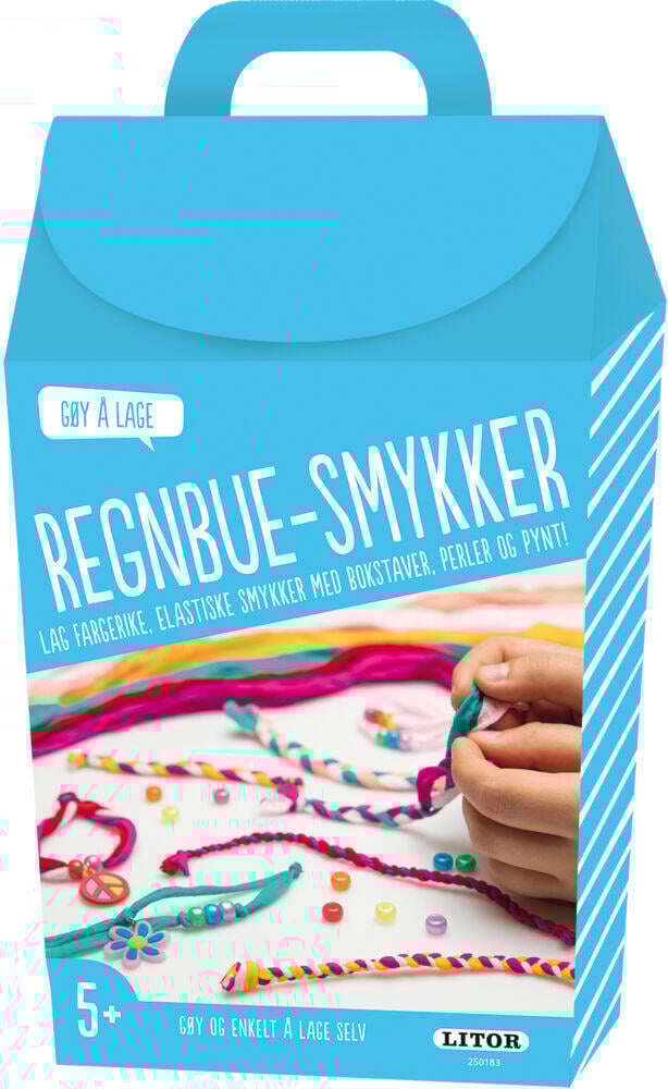Hobbyeske: Gøy å lage regnbuearmbånd