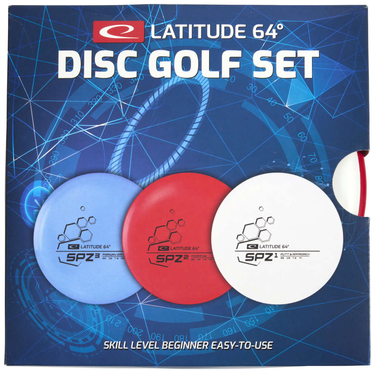 Latitude 64°° SPZ disc golf sett
