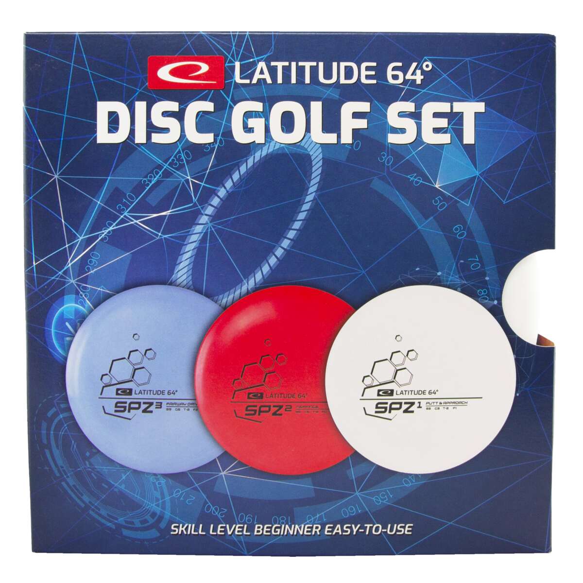 Latitude 64°° SPZ disc golf sett