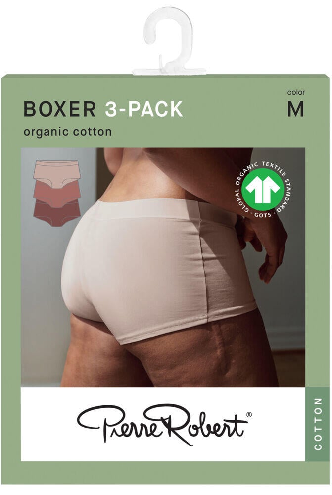 Pierre Robert Cotton boxertruse 3-pk dame