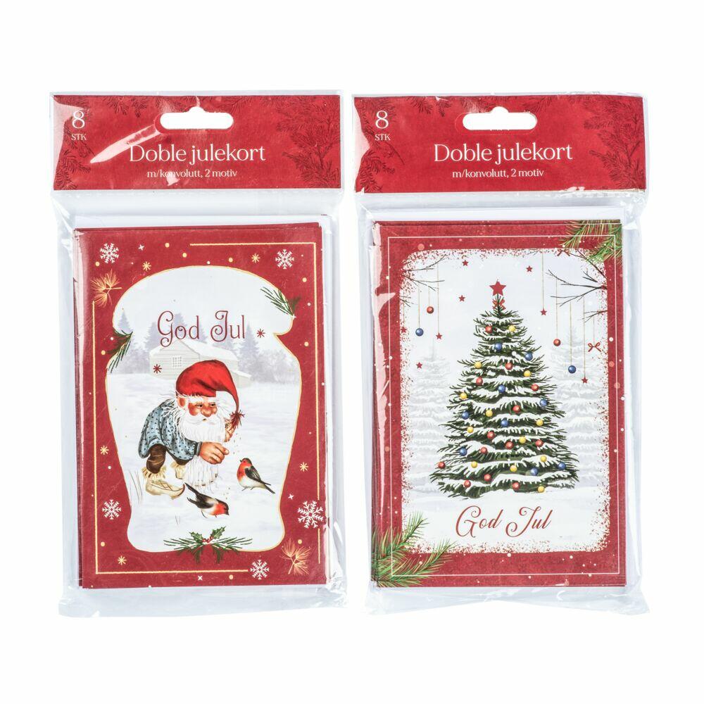 Julekort 8pk