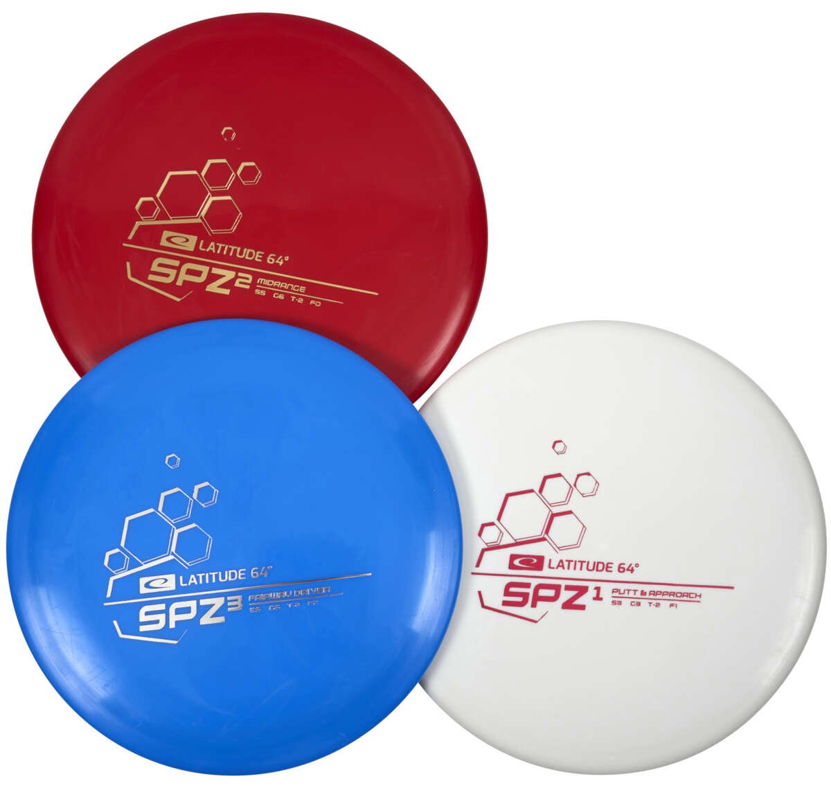 Latitude 64°° SPZ disc golf sett