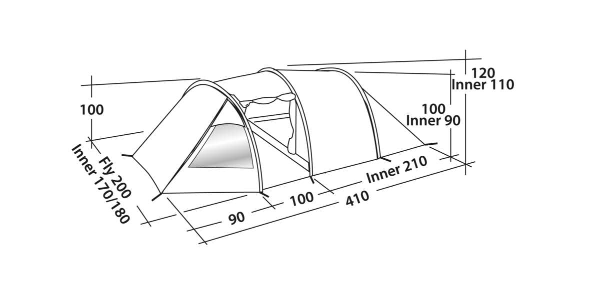 Easy Camp Spirit 300 tunneltelt 2022