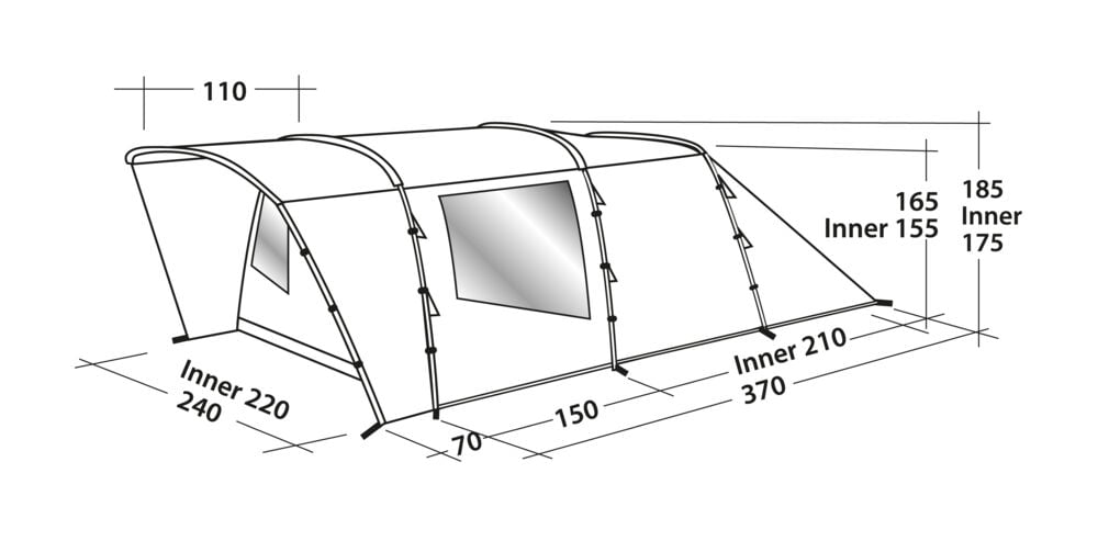 Easy Camp Palmdale 400 familietelt 2022