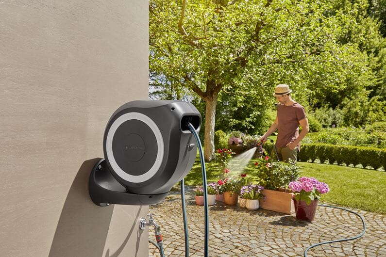 GARDENA 20 meter hvit veggslangeboks