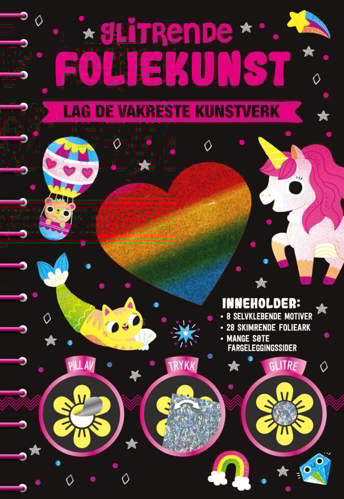 Glitrende foliekunst