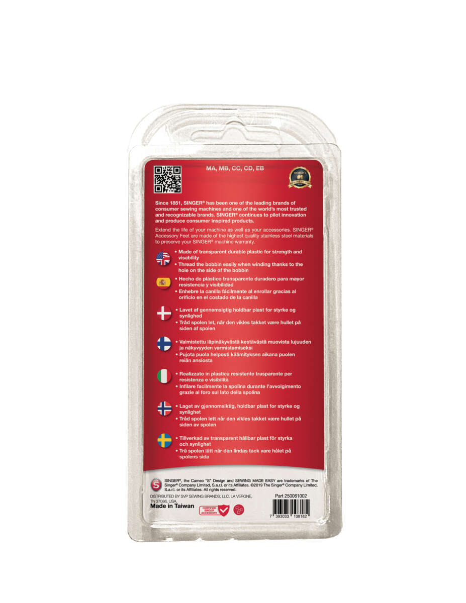 SINGER® 15 spoler