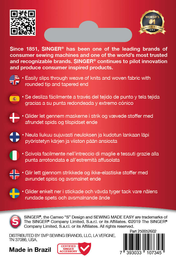 SINGER® Universal ASST nåler