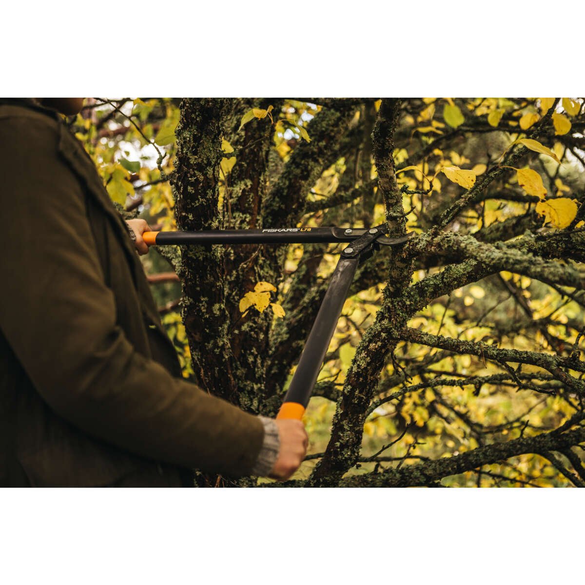 Fiskars PowerGear rydningssaks m/sideskjær