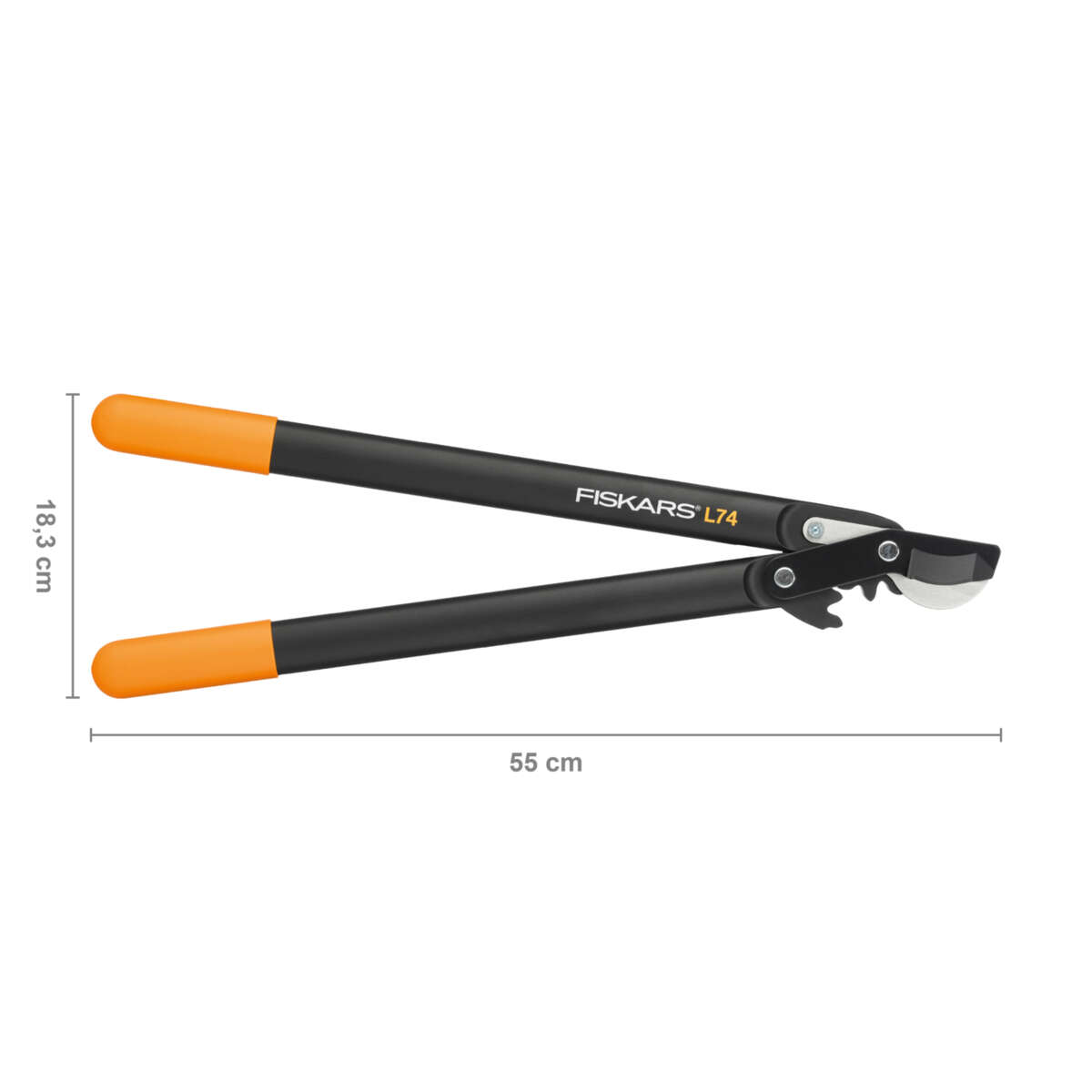Fiskars PowerGear rydningssaks medium m/sideskjær