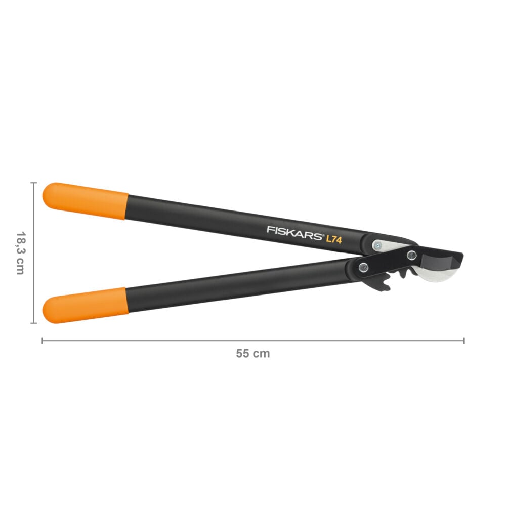 Fiskars PowerGear rydningssaks medium m/sideskjær