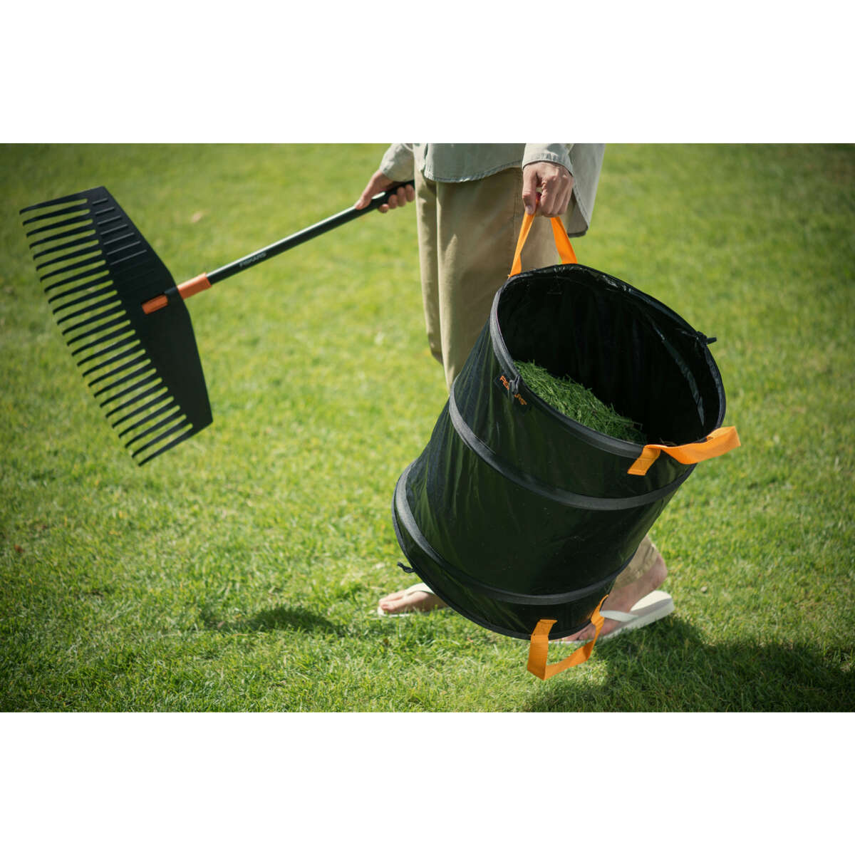 Fiskars solid løvrive large
