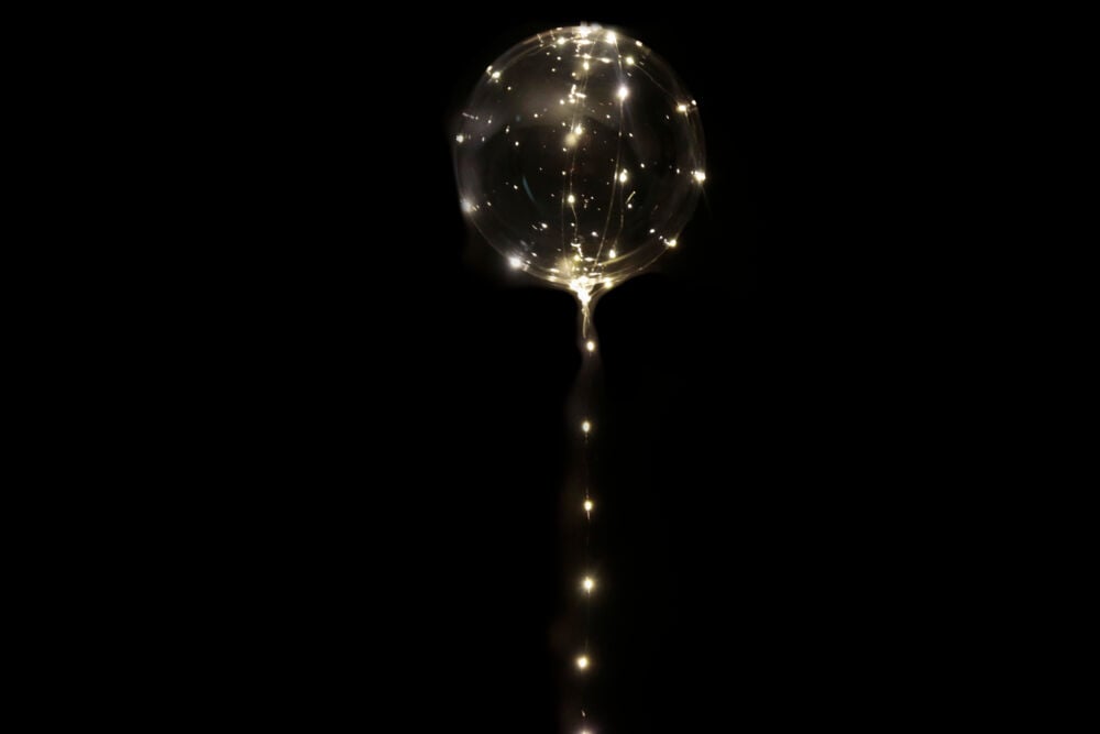 Ballong med LED-lys