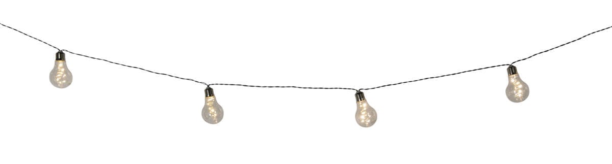 Lyslenke med 10 LEDpærer IP44