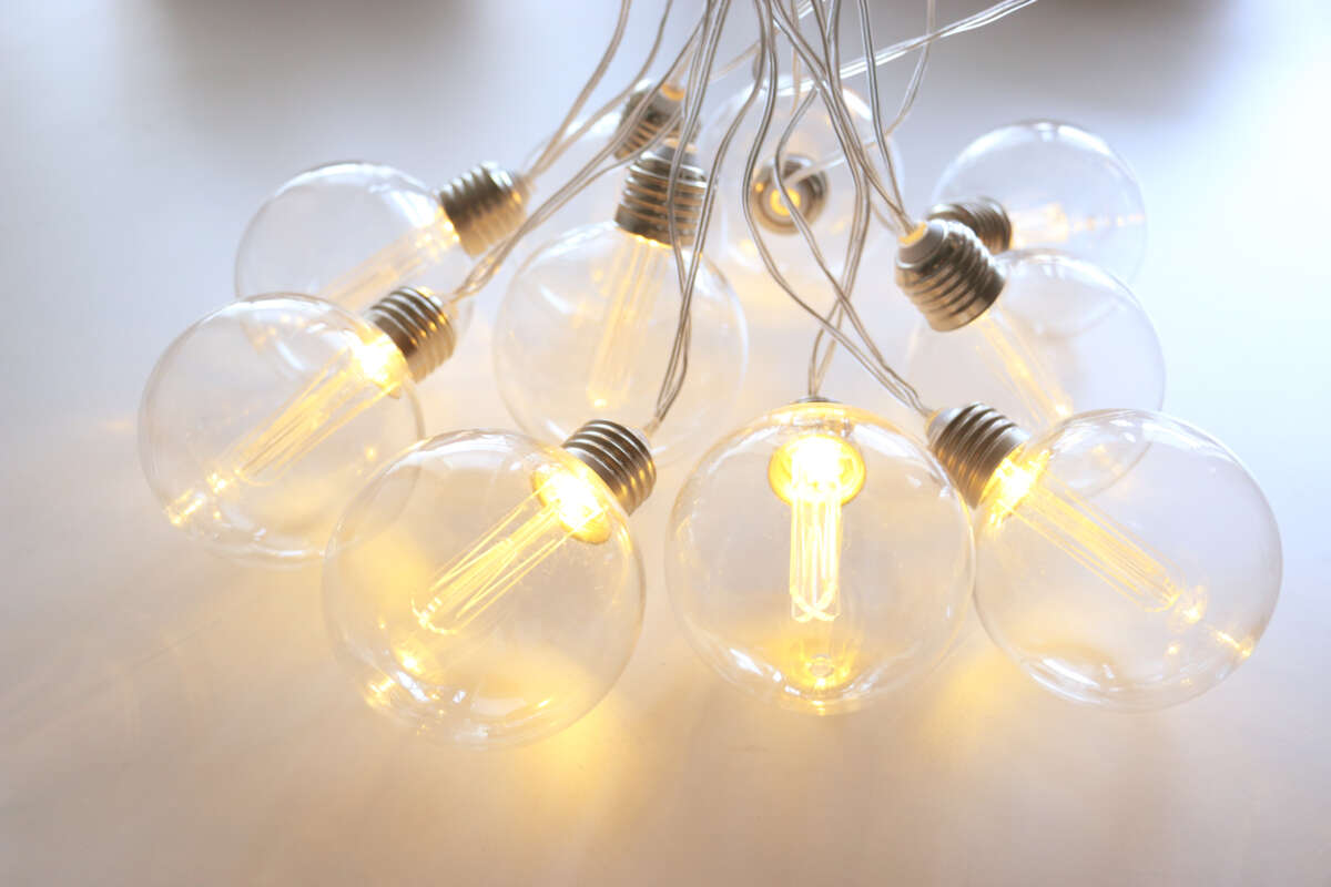 Lyslenke med 10 LED pærer IP44