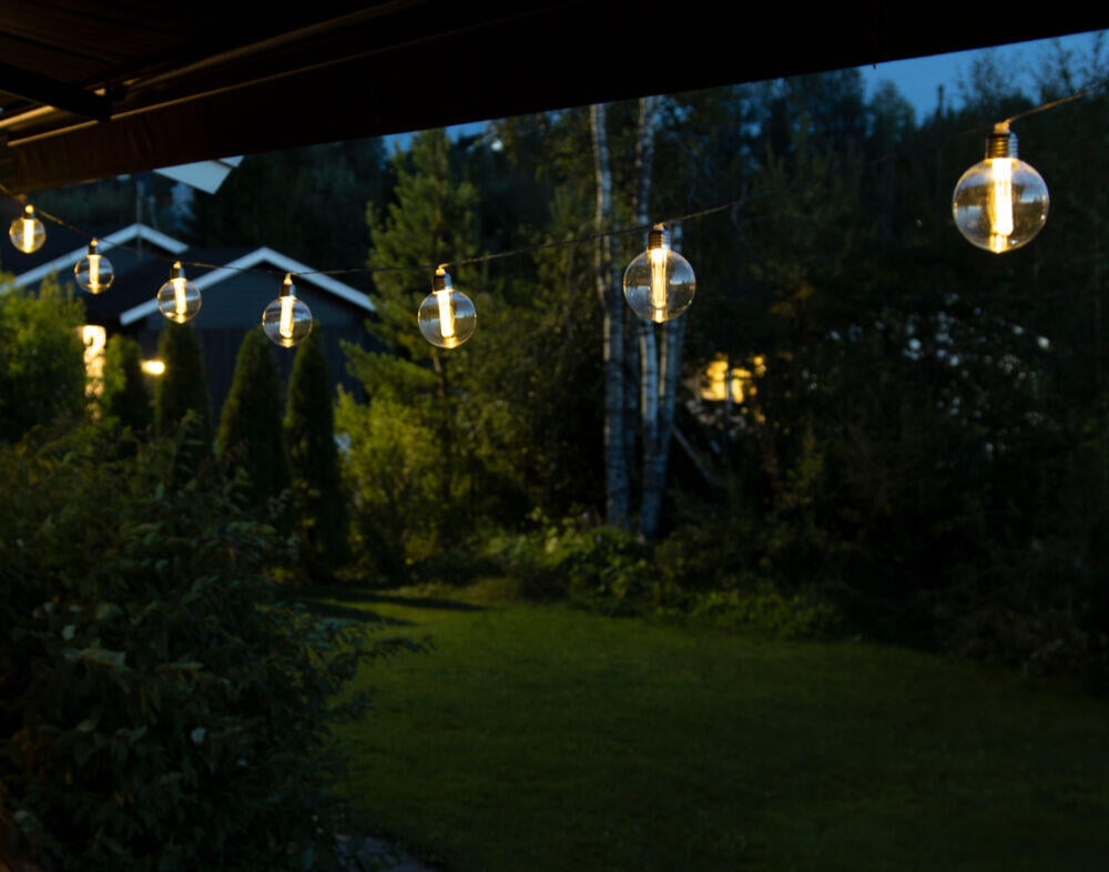 Lyslenke med 10 LED pærer IP44