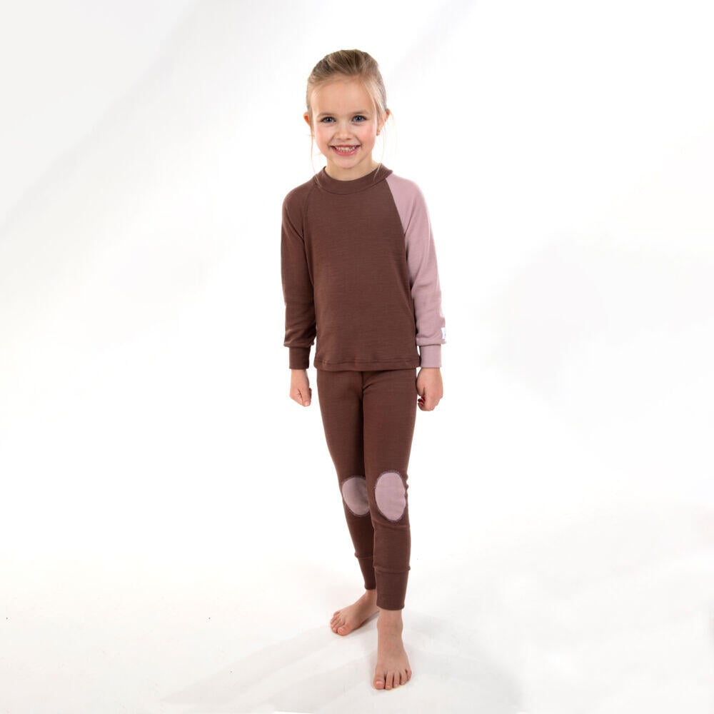 Janus ullsett i merinoull barn