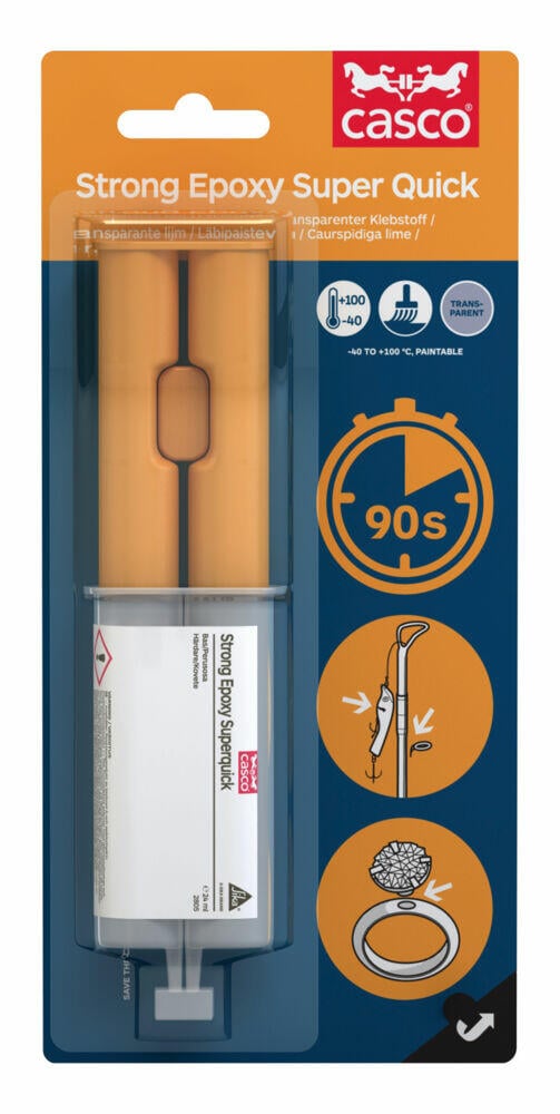 Raskt og sterkt lim Casco Superquick Epoxylim