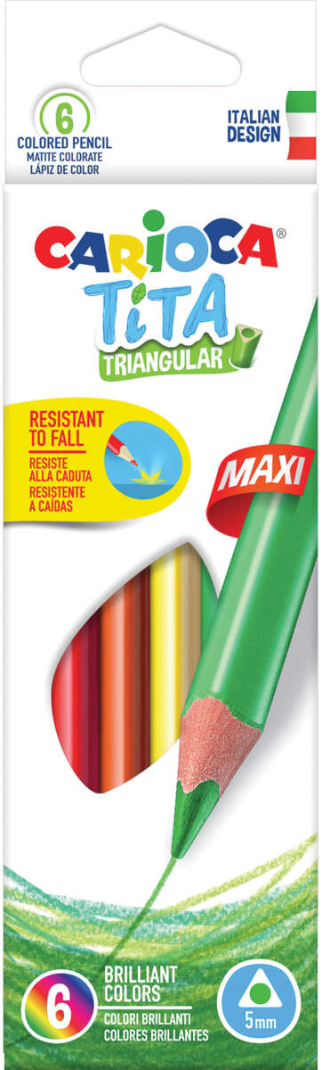 Carioca triangulære fargeblyanter