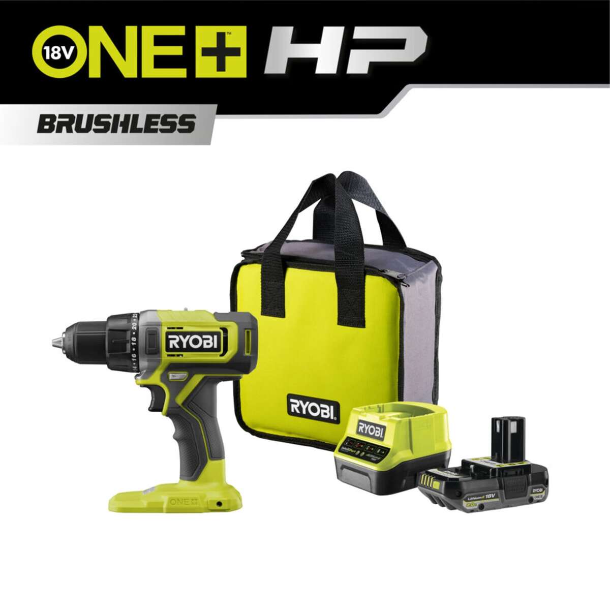 Ryobi RDD18-1C20S drill m/batteri