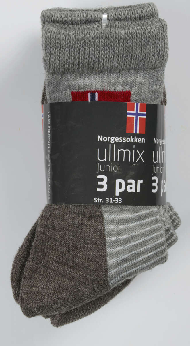Norgessokken ullsokker 3-pk barn