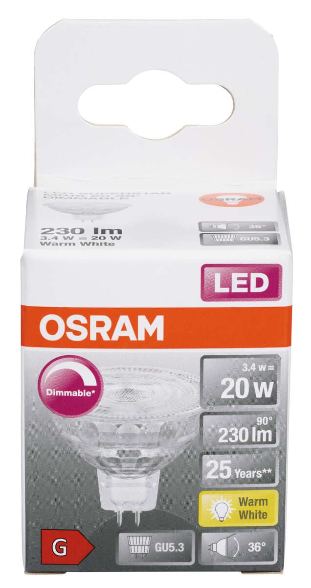 OSRAM LEDSPOT MR16 20 3,4WGU5,3D
