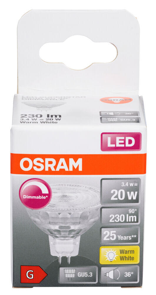 OSRAM LEDSPOT MR16 20 3,4WGU5,3D