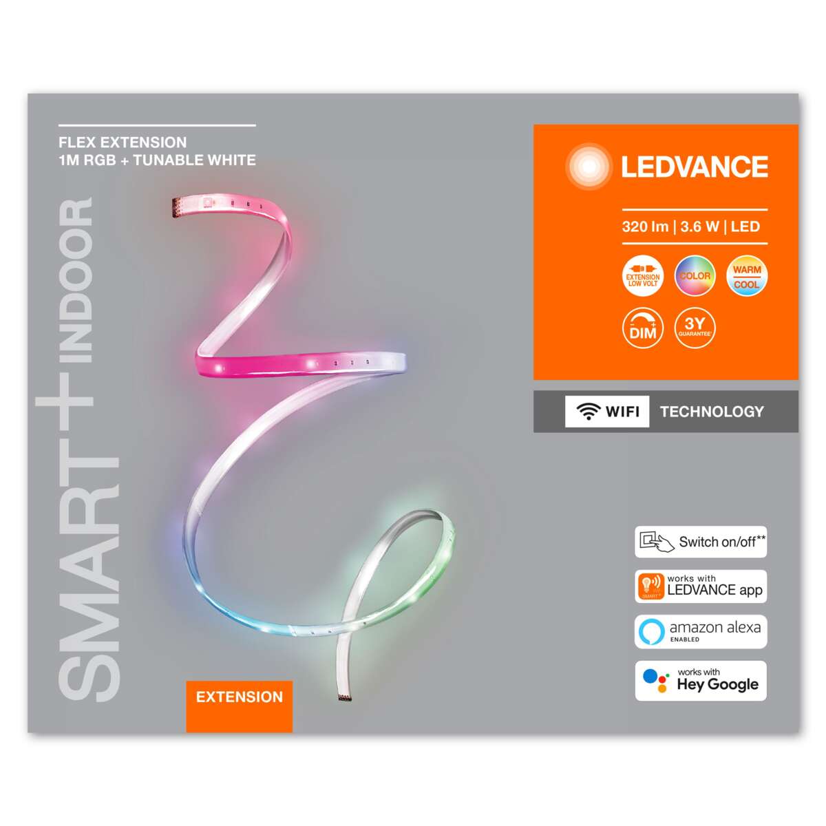 LEDVANCE SMART+ LYSLIST RGB EXT 1M